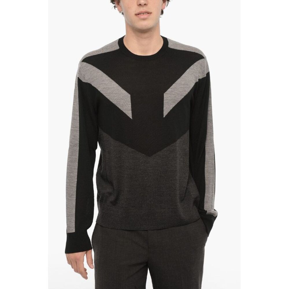 Two-Tone Wool Sweater MODERNIST